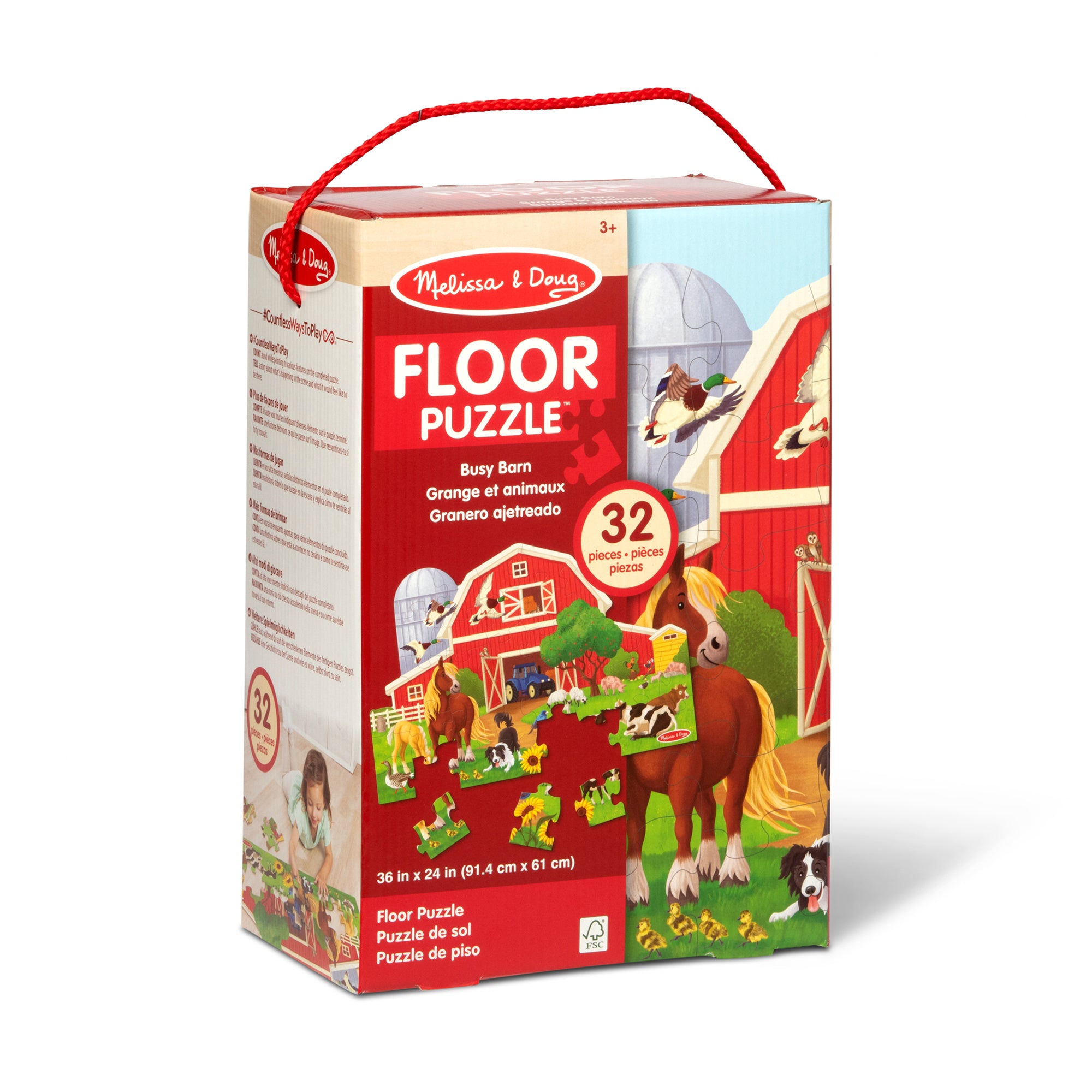 32 Piece Floor Puzzle | Barn Yard Puzzle