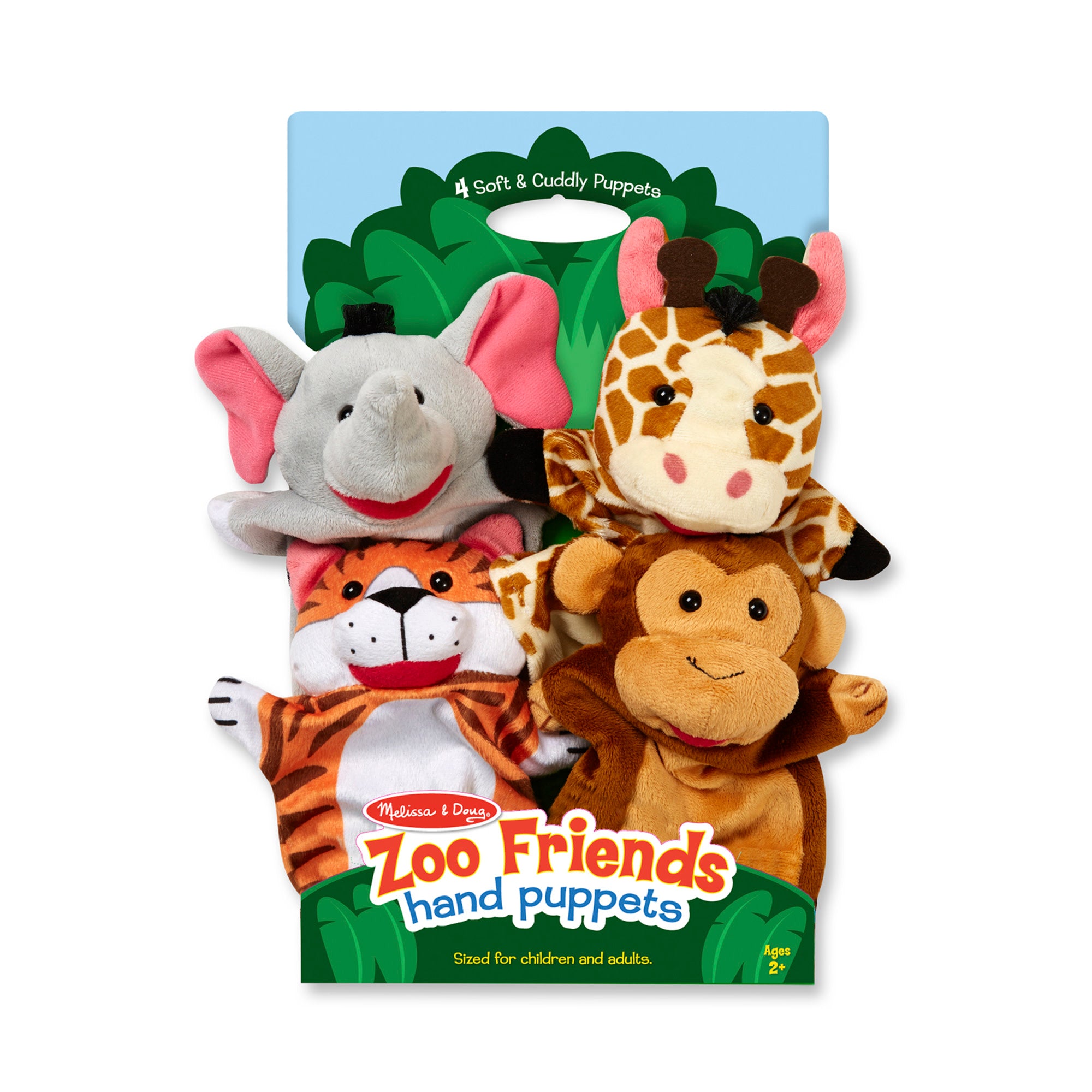 Zoo Friends Hand Puppets | Melissa & Doug