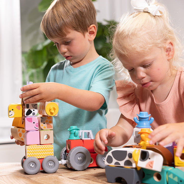 Blockables: Wooden Building Blocks for Developmental Play