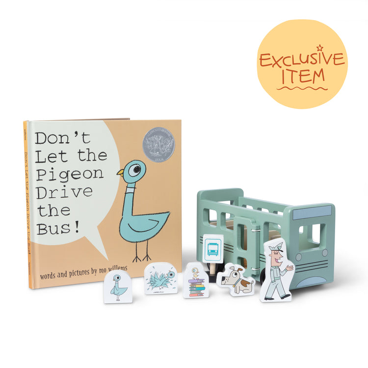 The Pigeon Book & Wooden Bus Bundle