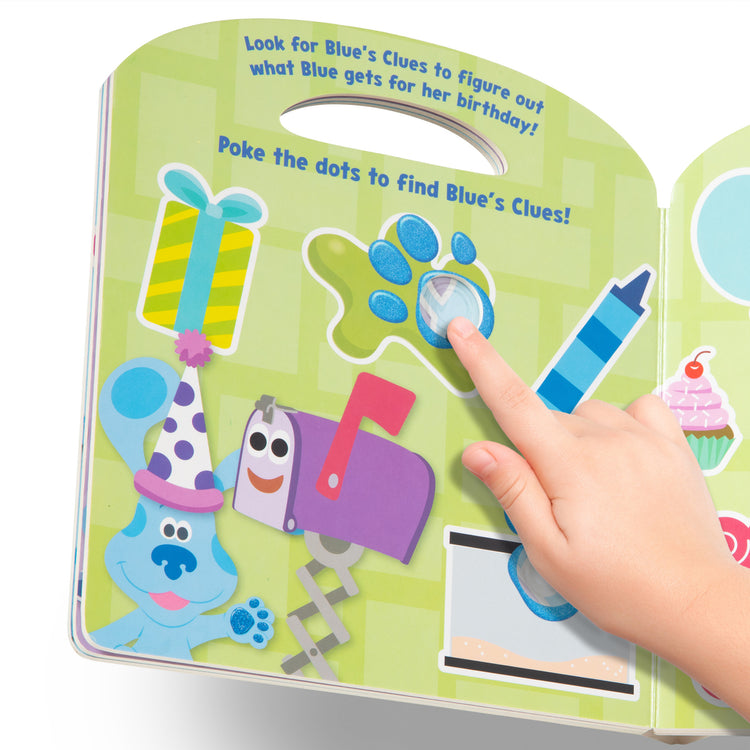  The Melissa & Doug Blue's Clues & You! Children's Book - Poke-A-Dot: Shapes with Blue