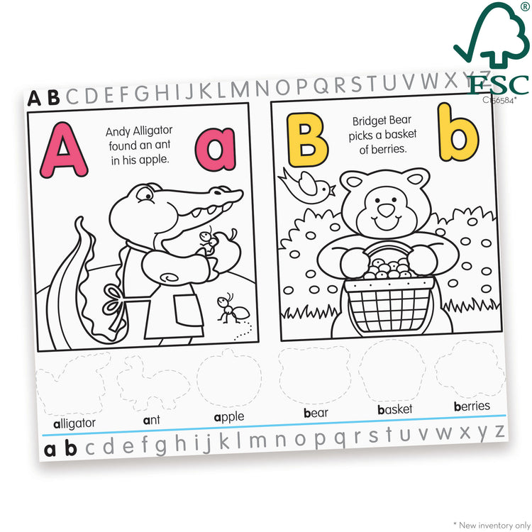 Alphabet Sticker Pages - Play to Learn Preschool