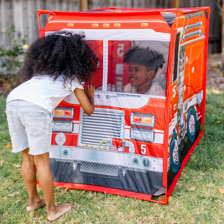 fire engine play tent Fire Truck Play Tent