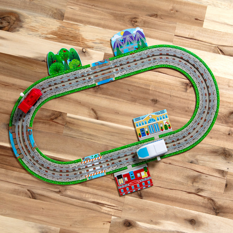 Design Your Own Railroad Floor Puzzle