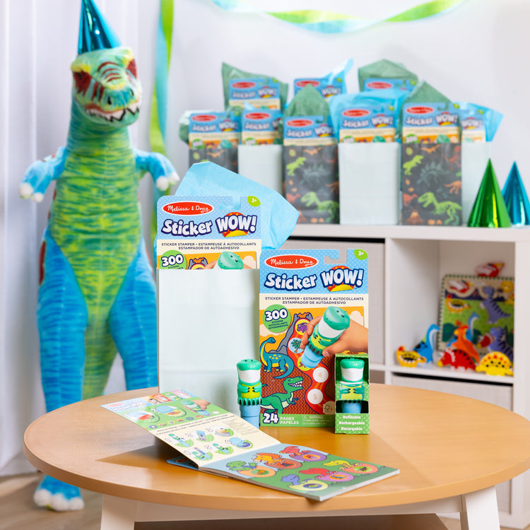 Sticker WOW!® Activity Pad & Sticker Stamper 12-PACK  - Dinosaur