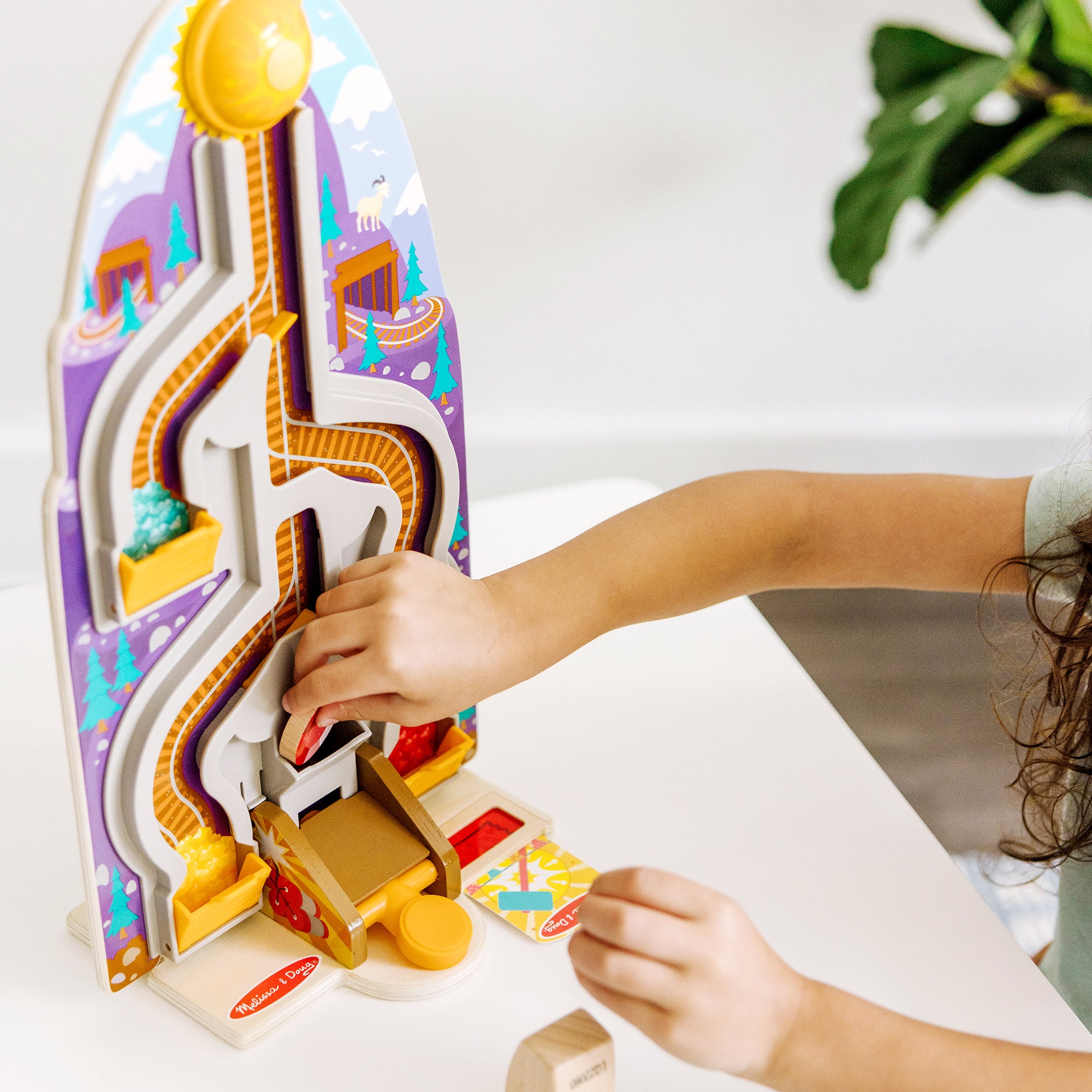 Melissa & Doug Fun at the Fair! Wooden Ring the Bell Game - FSC