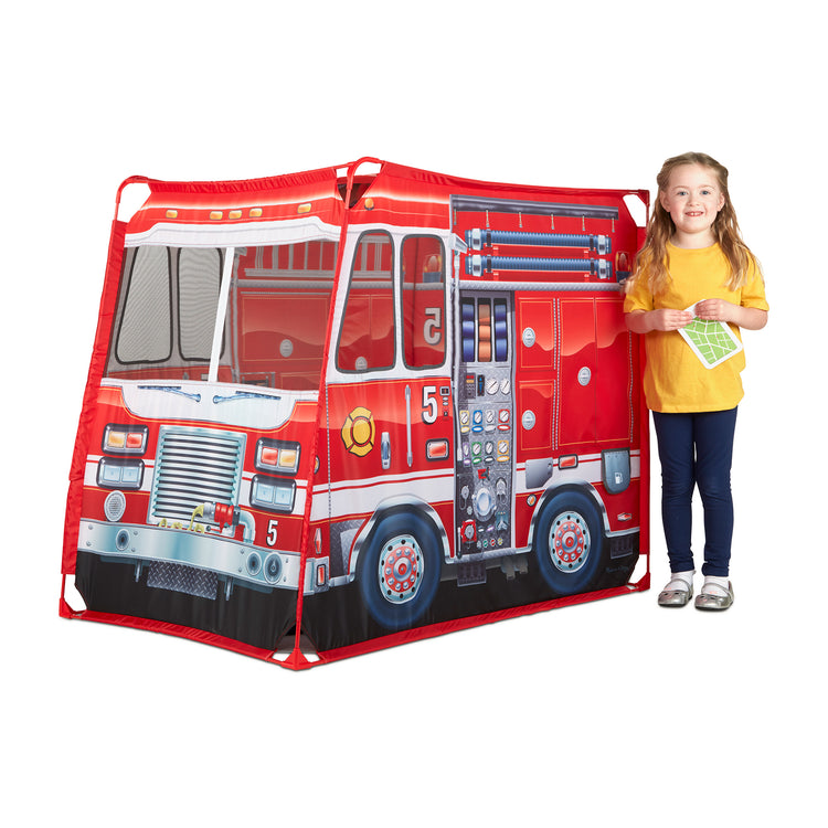 firefighter tent Fire Truck Play Tent