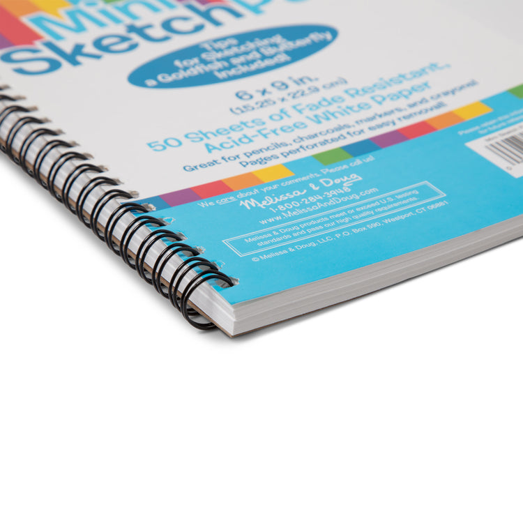  The Melissa & Doug Mini Sketch Pad of Paper (6 x 9 inches) - 50 Sheets, 3-Pack