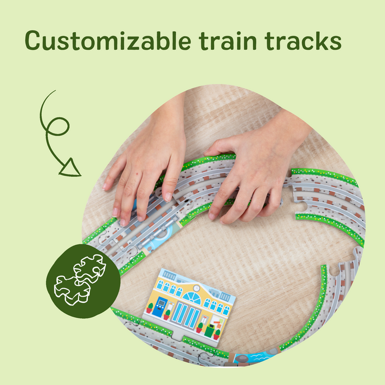 Design Your Own Railroad Floor Puzzle