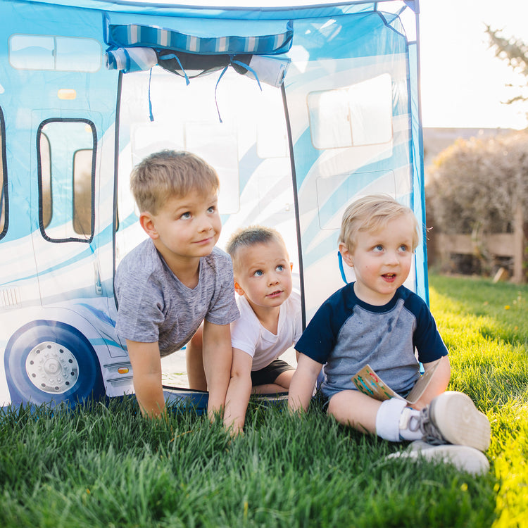 camper set Let's Explore Camper Tent Play Set- Melissa and Doug