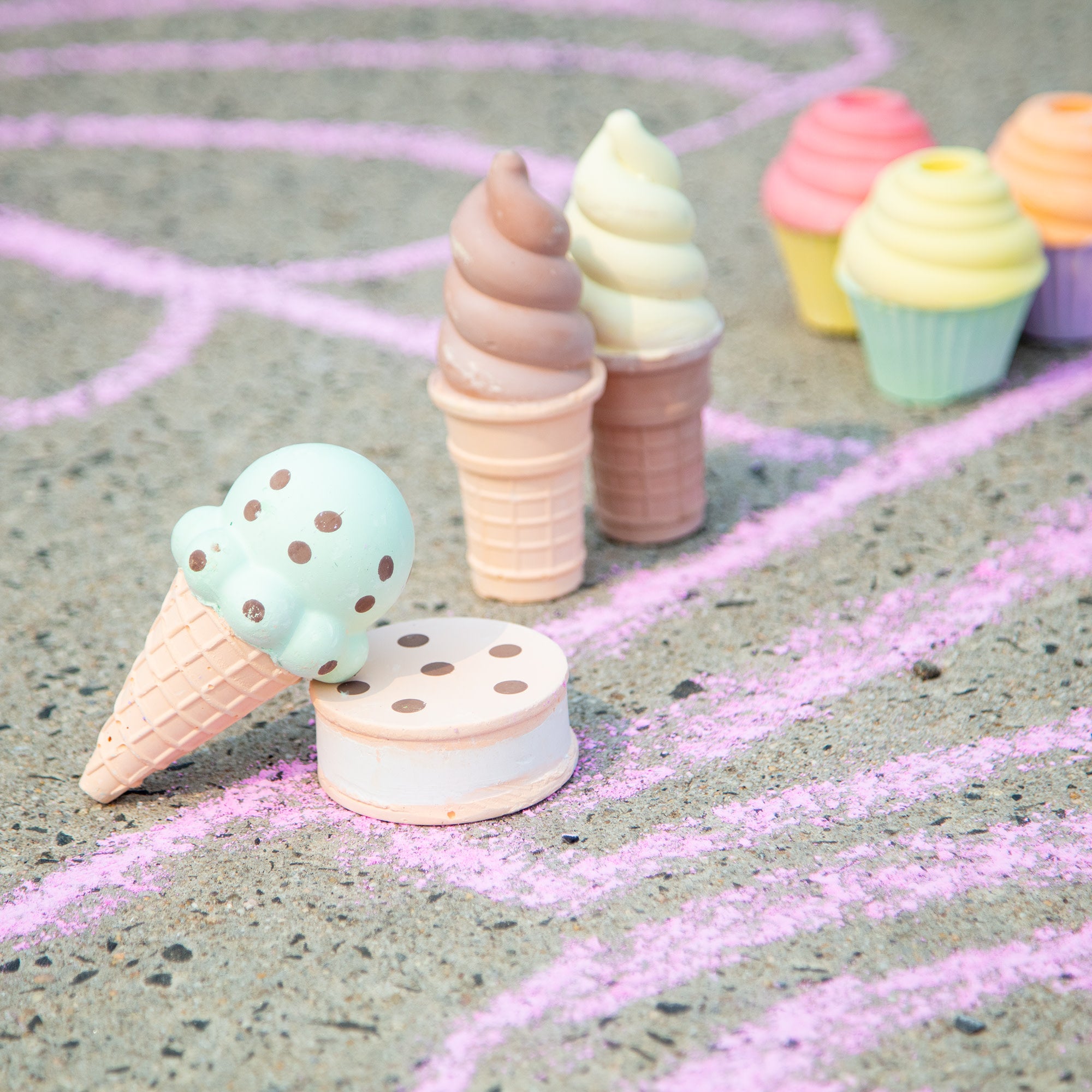 Ice Cream & Cake Chalk Set- Melissa and Doug