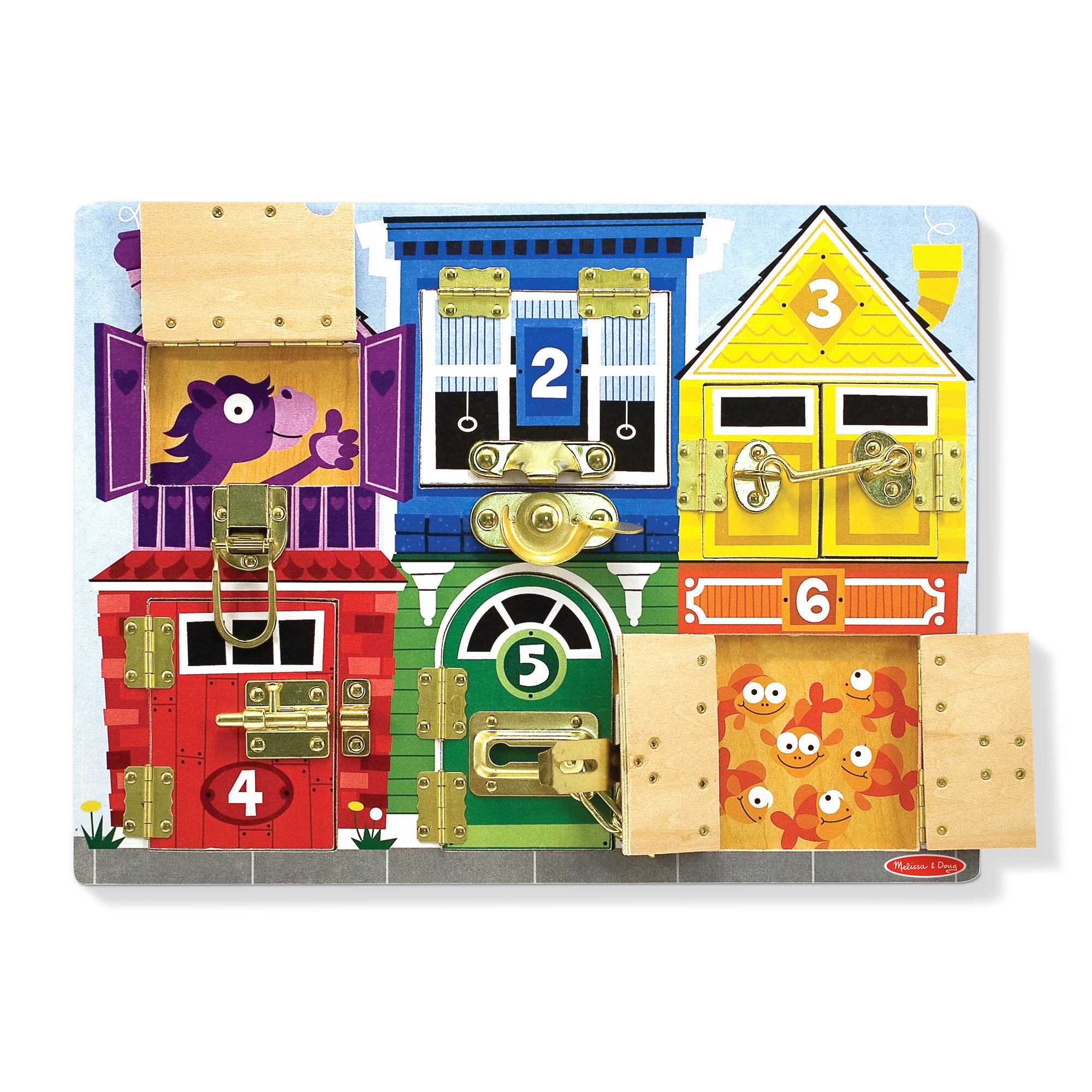 Wooden Latches Board | Melissa & Doug