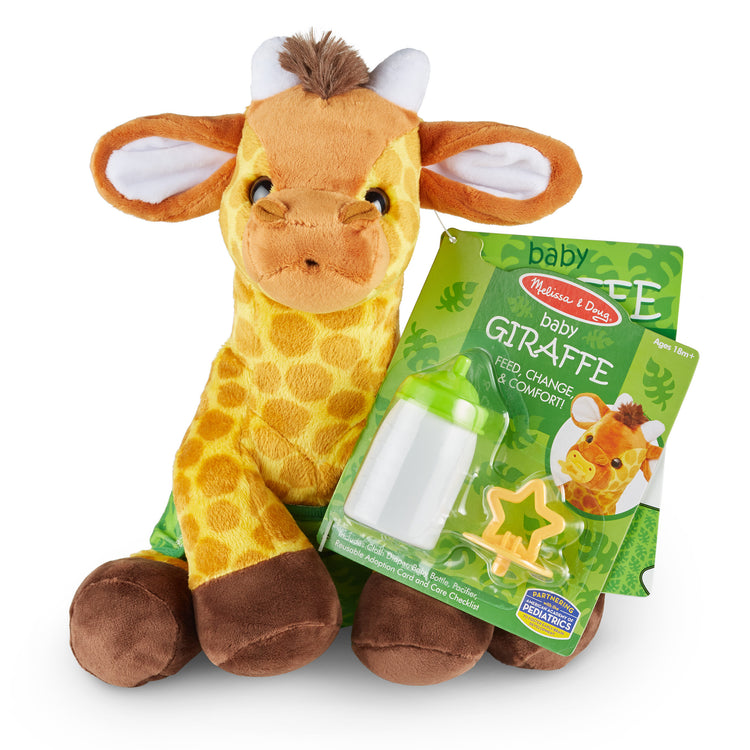 9.5-Inch Giraffe Stuffed Animal – Soft Plush Toy, Colorful & Cute, Perfect For Kids