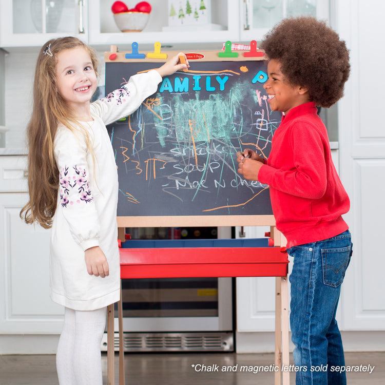 Magnetic Chalk Dry Erase Board by Melissa & Doug for sale online