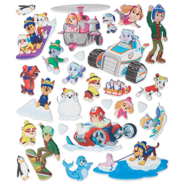  The Melissa & Doug PAW Patrol Restickable Puffy Stickers -  Jake's Mountain (27 Reusable Stickers)