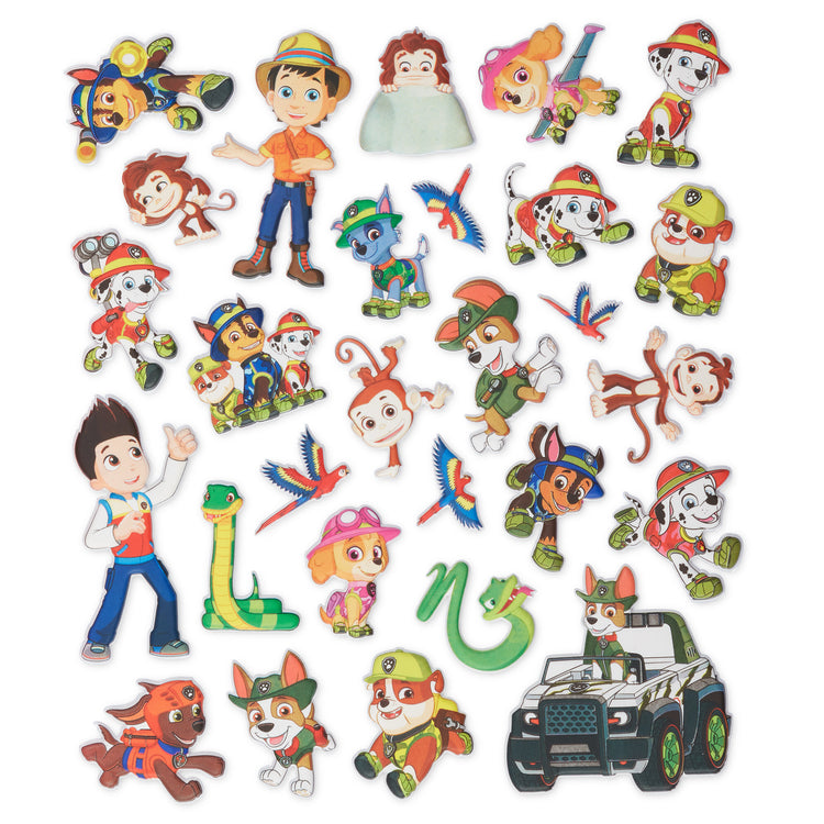  The Melissa & Doug PAW Patrol Restickable Puffy Stickers - Jungle (28 Reusable Stickers)