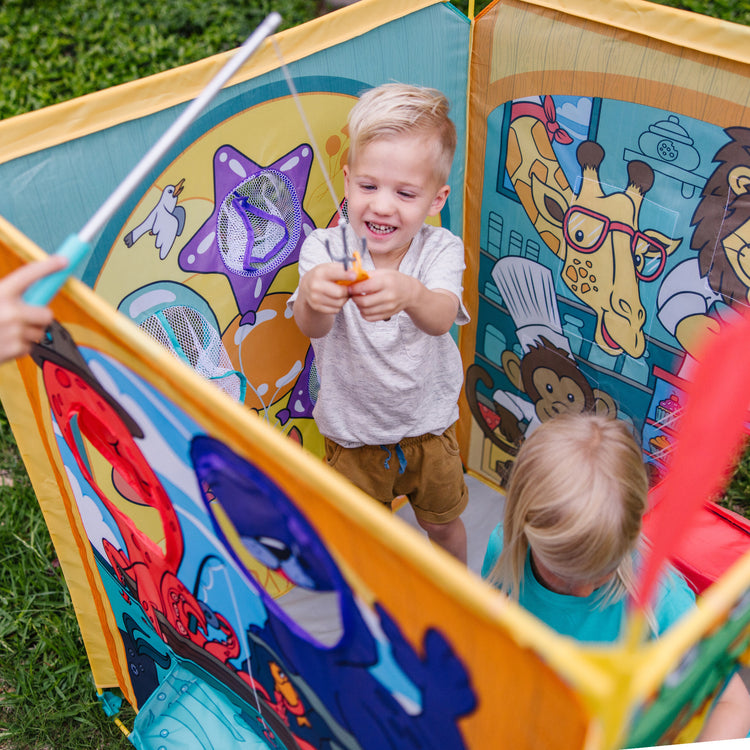 tente juego Melissa & Doug Fun at the Fair! Game Center Play Tent