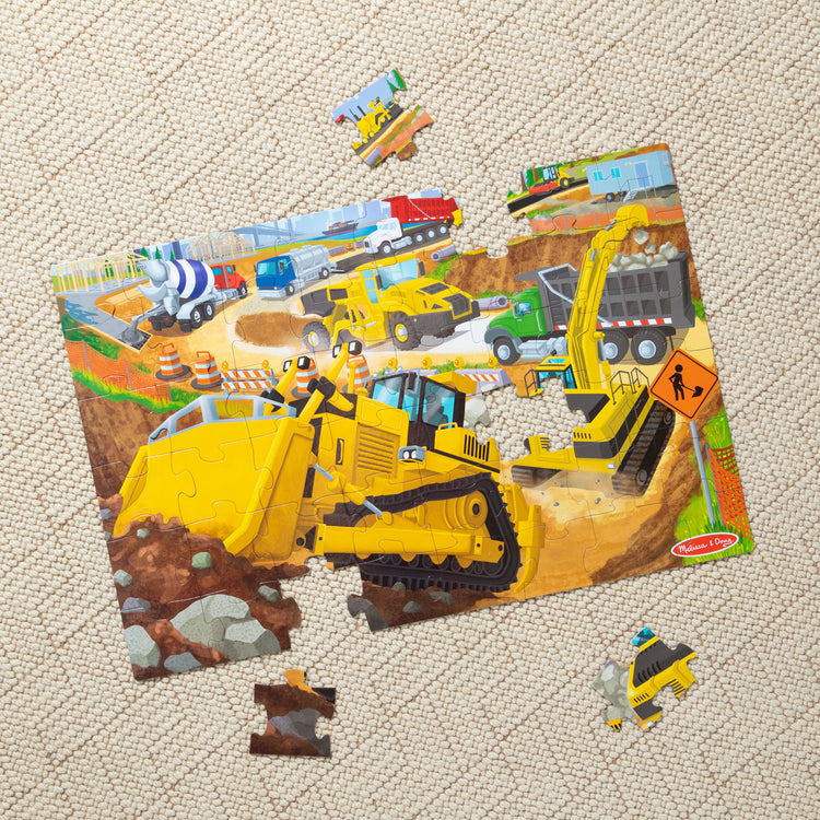 Building Site Floor Puzzle - 48 Pieces