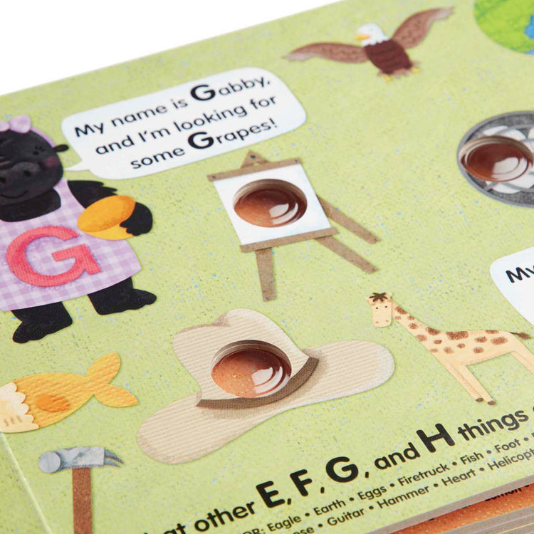  The Melissa & Doug Children's Book - Poke-a-Dot: An Alphabet Eye Spy (Board Book with Buttons to Pop)