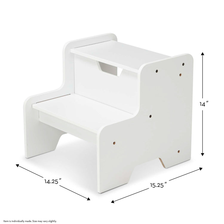 Wooden Step Stool White- Melissa and Doug - Main Image