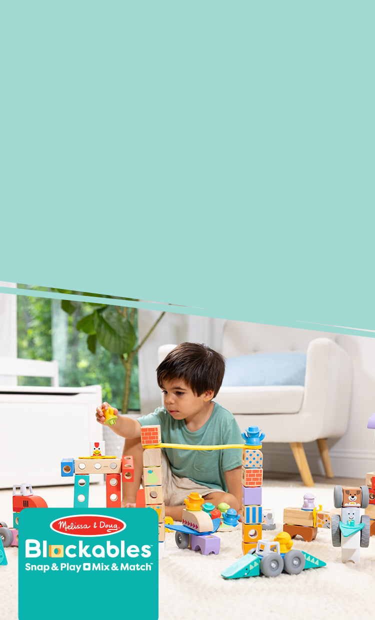 Blockables: Wooden Building Blocks for Developmental Play