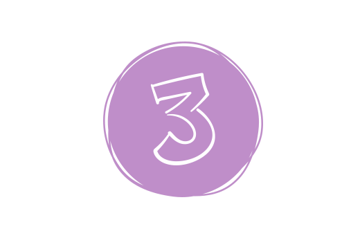 illustration of number three