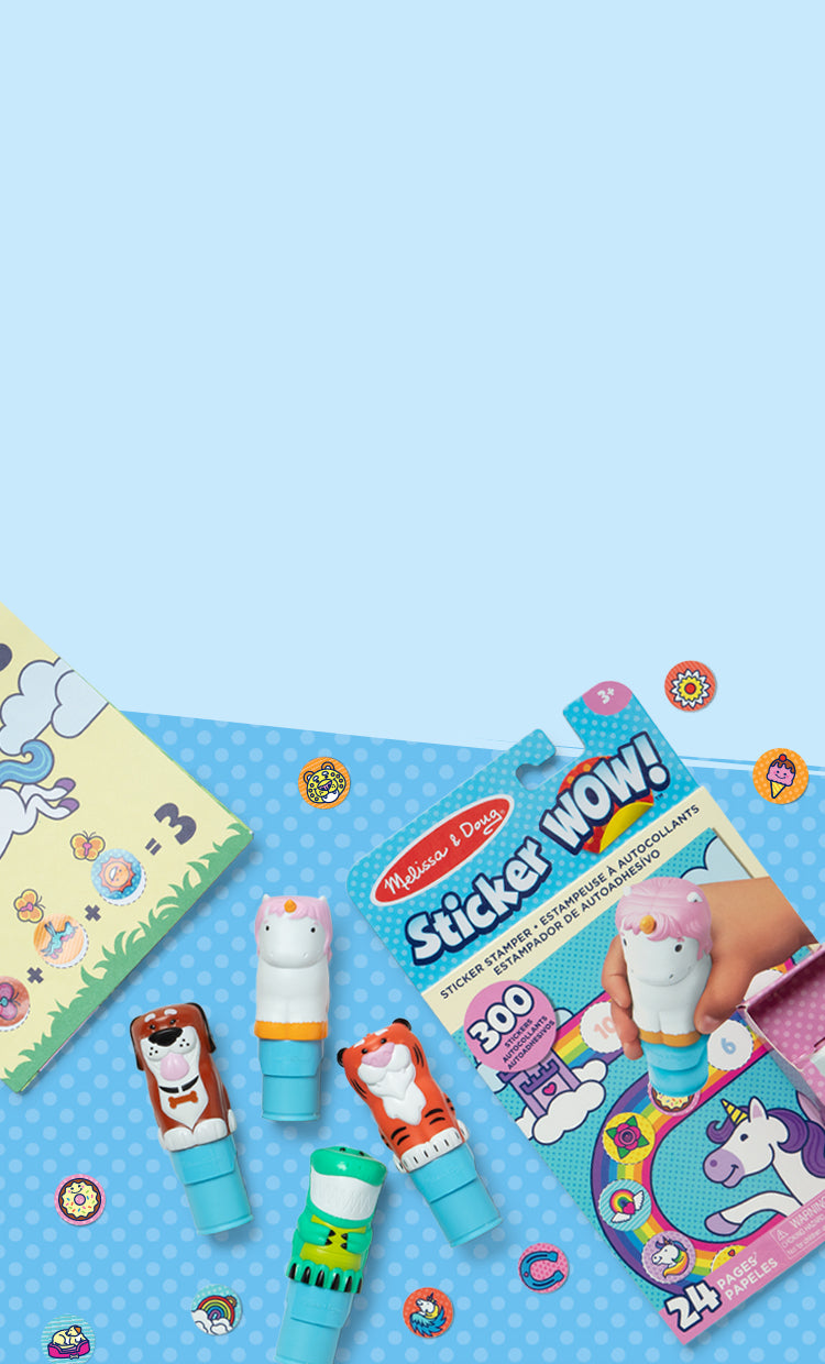 Melissa & Doug Launches Sticker WOW! Line on National Sticker Day