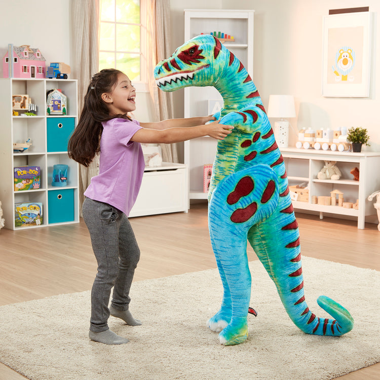 T Rex Jumbo Plush Over Feet Tall Melissa Doug - Main Image
