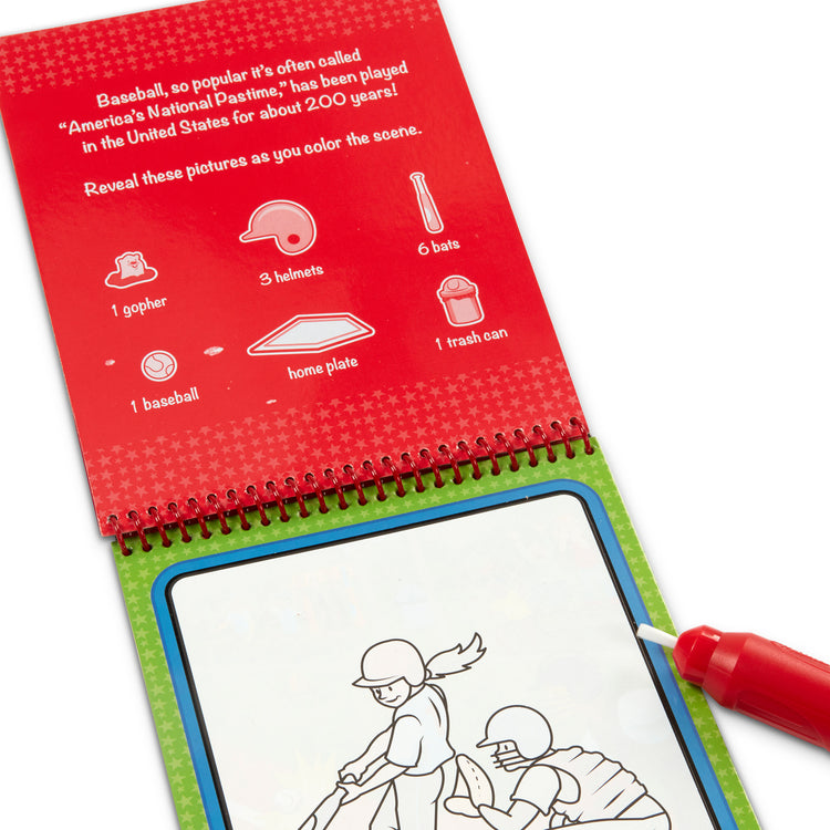  The Melissa & Doug On the Go Water Wow! Reusable Water-Reveal Coloring Activity Pad – Sports