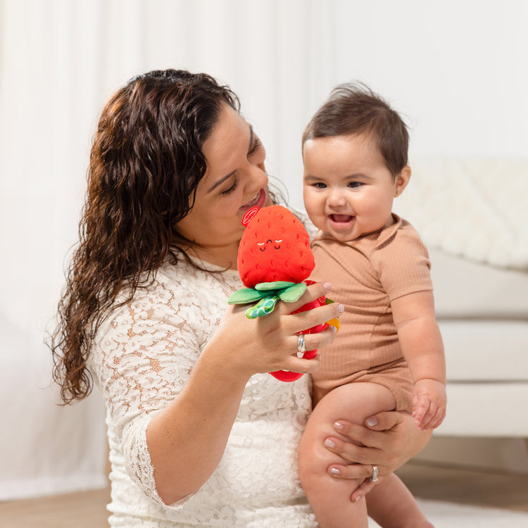 melissa and doug baby stroller Peek-a-Boo Berry Take-Along Toy| Melissa & Doug