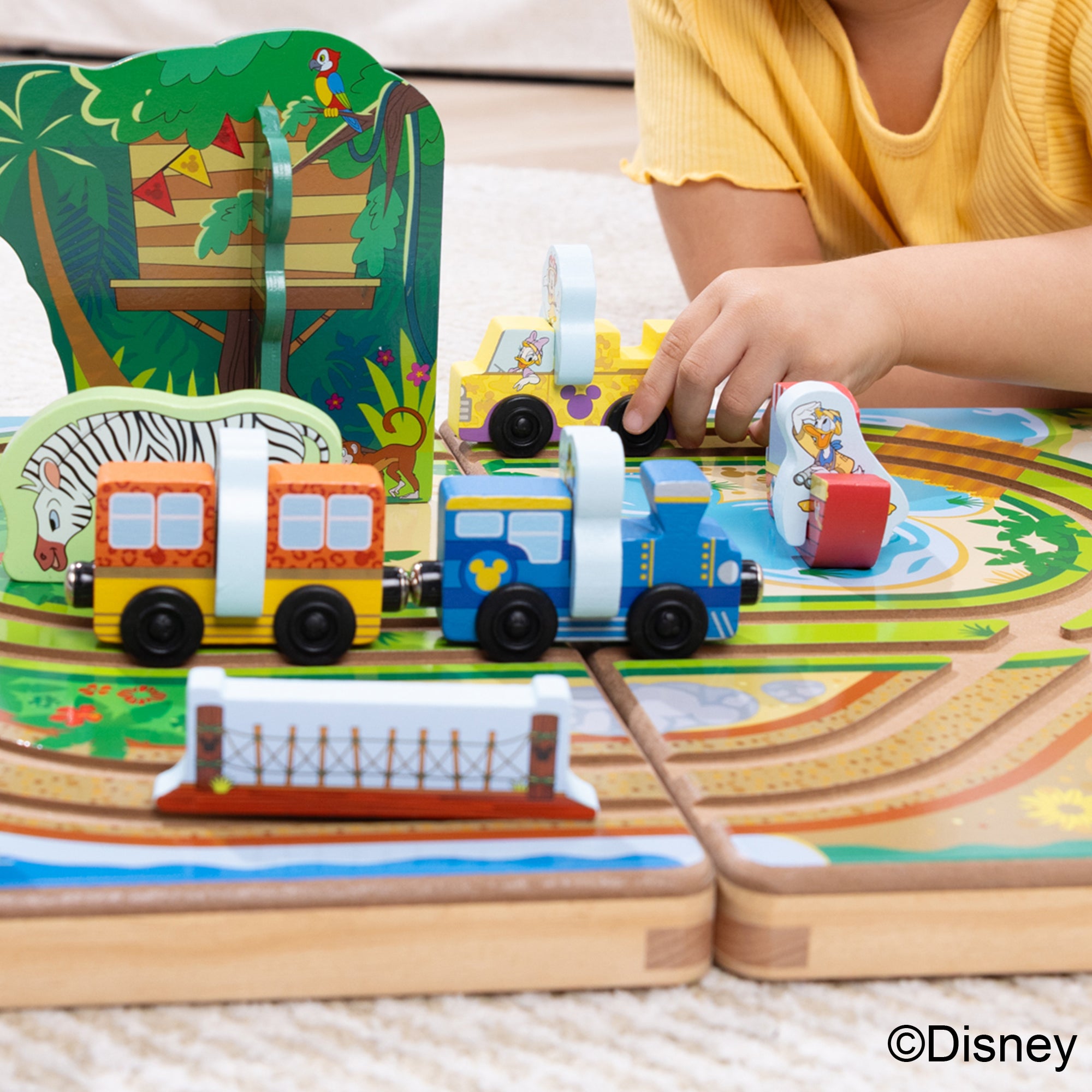 Disney Take-Along Safari Wooden Play Set