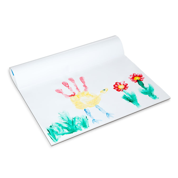 Lartique finger paint paper pad, 11x17 Finger paint pads for kids, 50  Sheets painting paper, 2 Pack