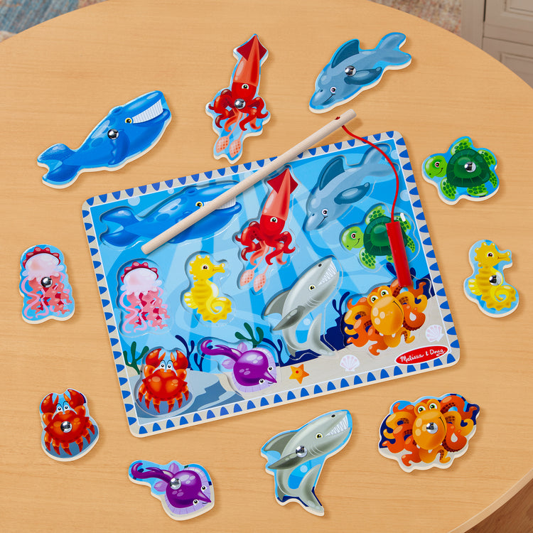 Fishing Magnetic Puzzle Game 10 Pieces - Main Image