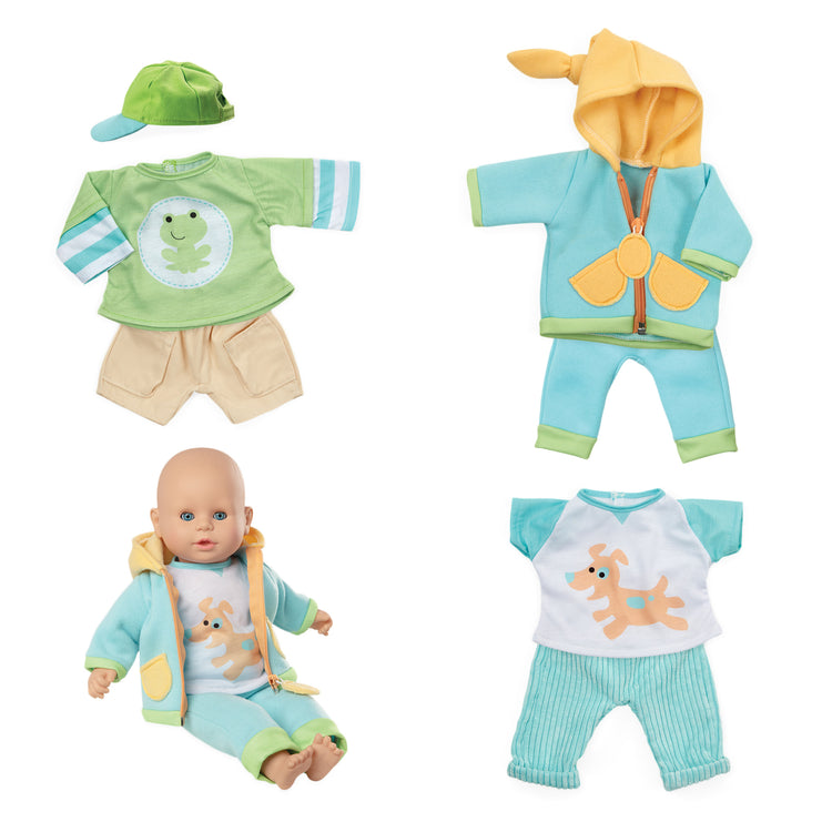 Mine to Love Mix Match Playtime Doll Clothes- Melissa and Doug