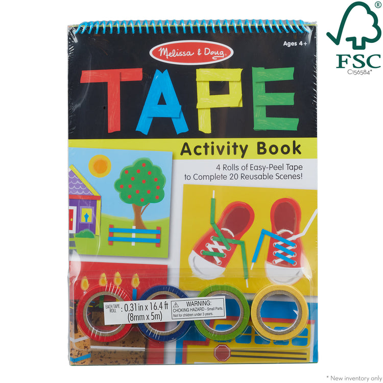 The front of the box for The Melissa & Doug Scissor Skills and Tape Activity Books Set