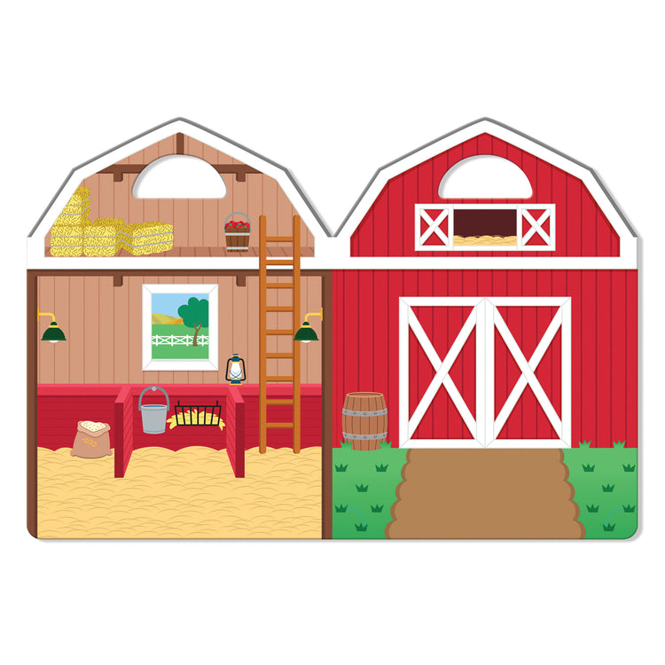  The Melissa & Doug Puffy Sticker Play Set - On the Farm - 52 Reusable Stickers, 2 Fold-Out Scenes
