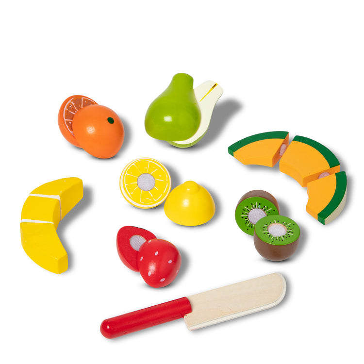 Melissa and Doug Smoothie Maker Blender Play Set with Cutting Fruit Set