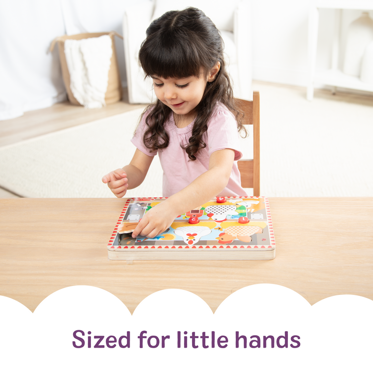 Happy Hens Push to Pop Puzzle