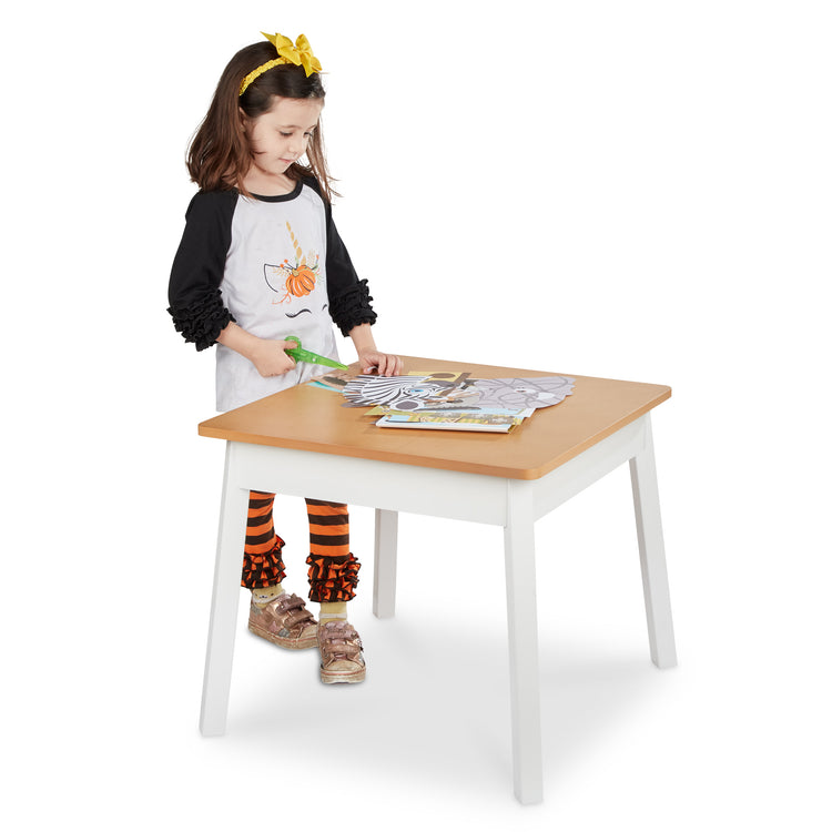 Tall Stool Wooden Stools - Set Of 2 (White/Natural)- Melissa And Doug Toddler Step Stool Tall Stool Wooden Stools - Set Of 2 (White/Natural)- Melissa And Doug Toddler Step Stool