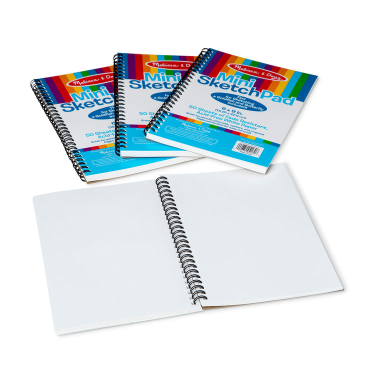  The Melissa & Doug Mini-Sketch Spiral-Bound Pad (6 x 9 inches) - 4-Pack