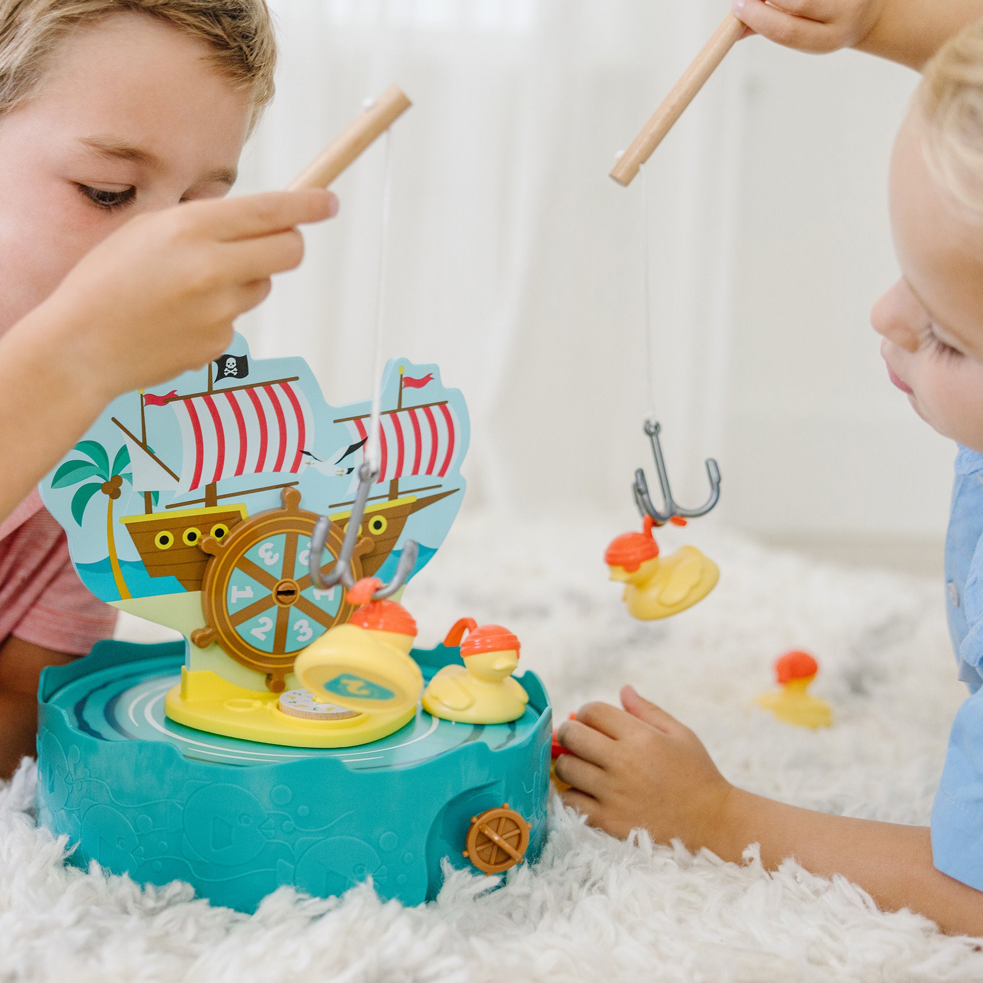 Melissa & Doug Fun at the Fair! Hook a Duck Pirate Fishing Game