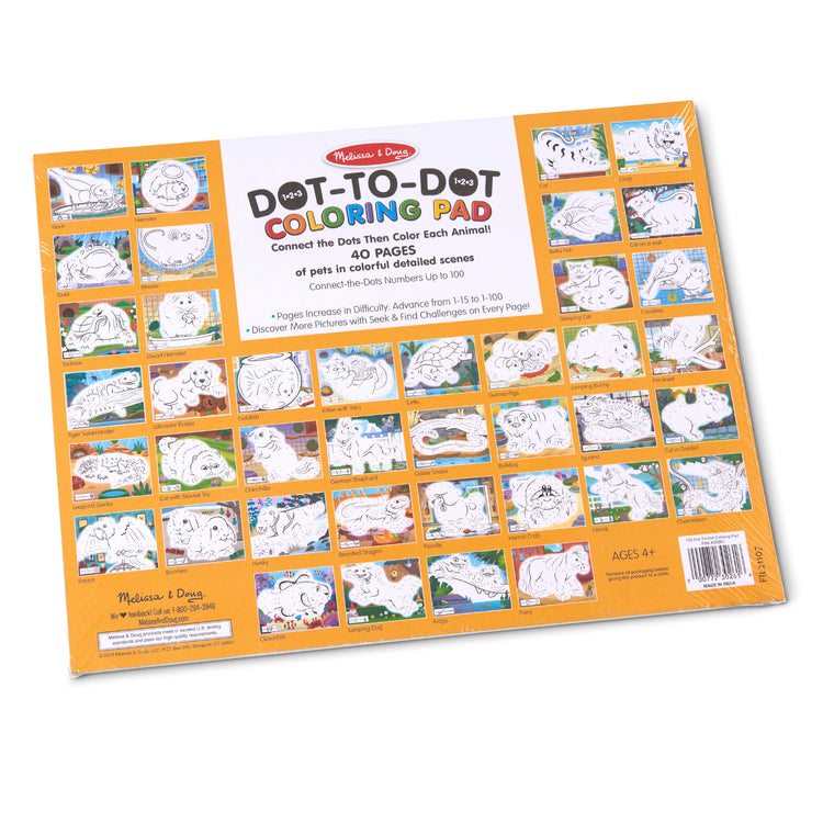  Melissa & Doug Jumbo Coloring Pad (11 x 14 inches) - Town, 50  Pictures : Toys & Games