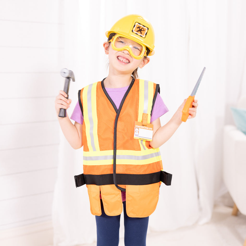 Melissa & Doug Construction Worker Costume Set: product or printed edition shown by the cited source.