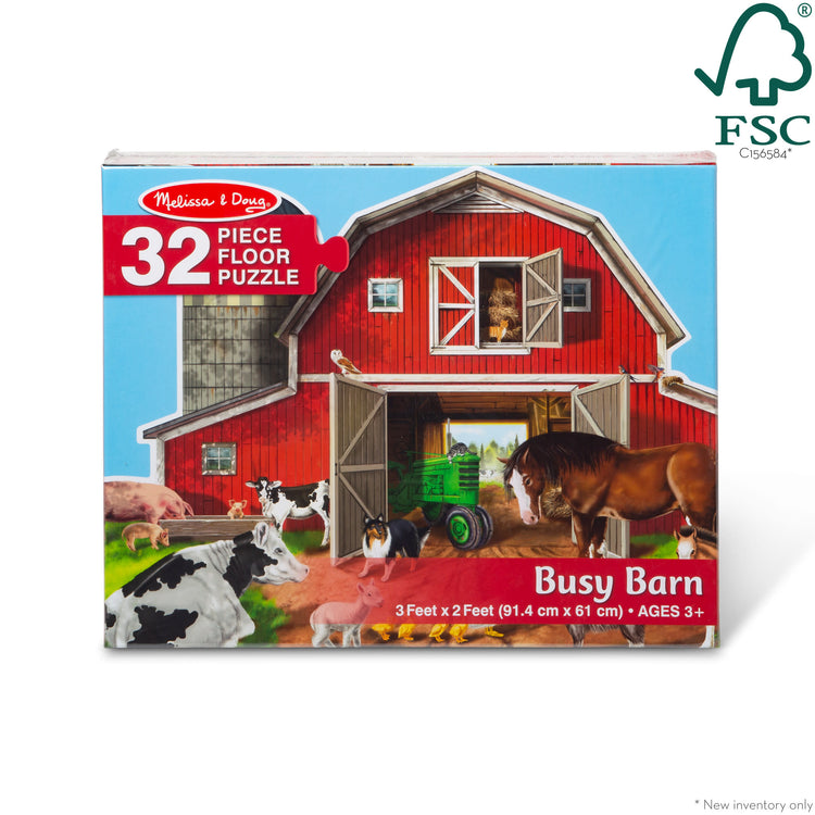 32 Piece Floor Puzzle Barn Yard Puzzle