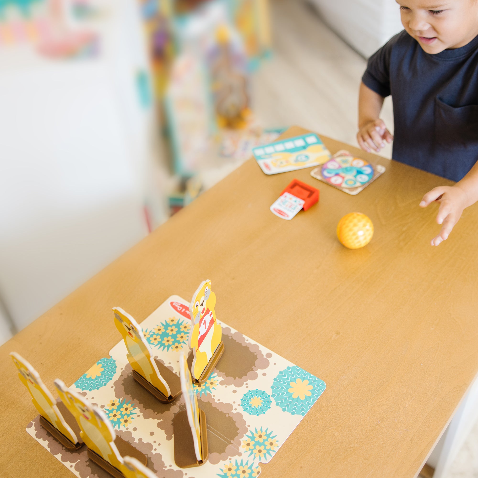 Melissa & Doug Fun at the Fair! Wooden Armadillo Roll & Bowl