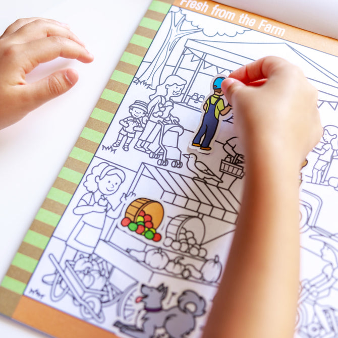 Seek & Find Sticker Pad - Around Town- Melissa and Doug