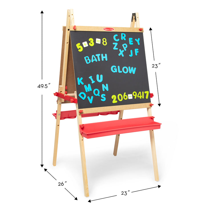 Deluxe Magnetic Standing Art Easel Melissa Doug1