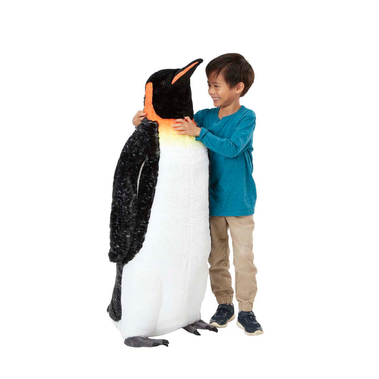Lifelike Plush Emperor Penguin- Melissa and Doug