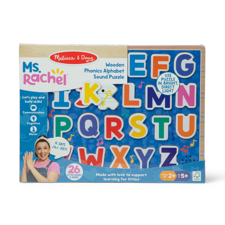 Rachel™ Wooden Phonics Alphabet Sound Puzzle 24 Pieces