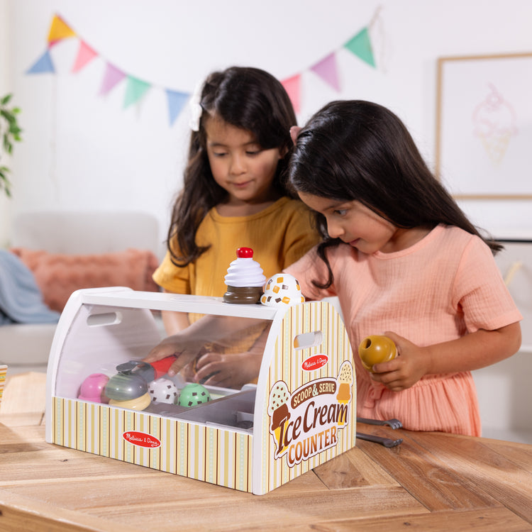 Pretend Play Ice Cream Counter Ice Cream Playset1